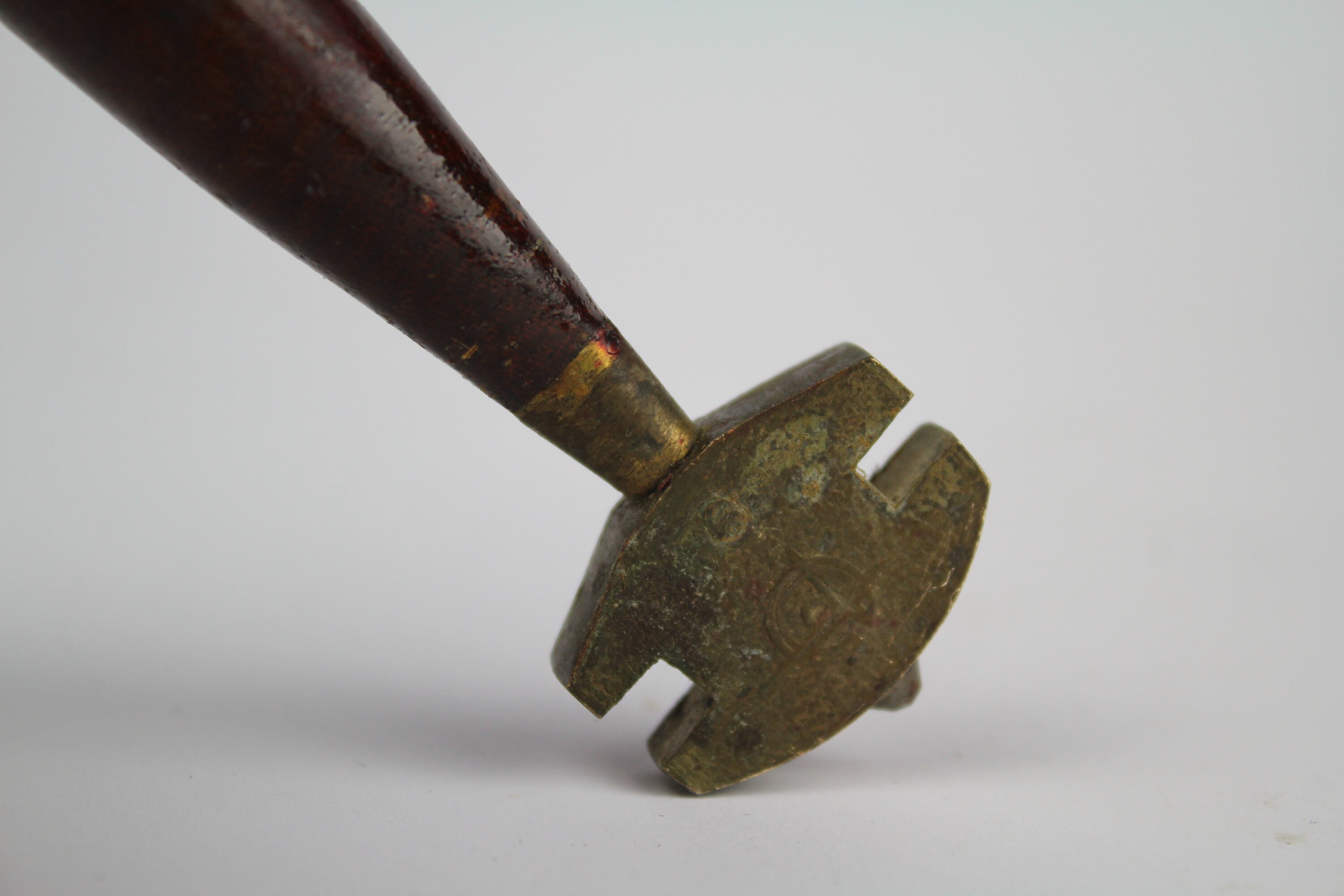 Vintage brass glass cutter. Soviet diamond glass cutter. retro Etsy