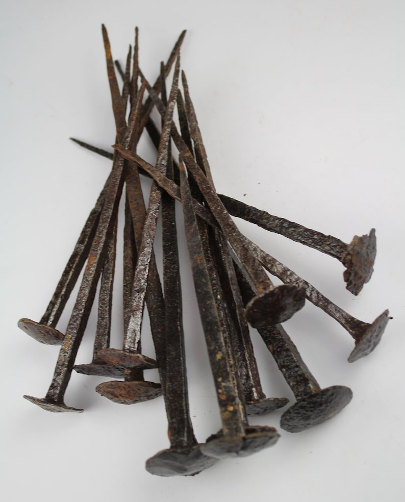 14 Vintage Ship Nails Soviet Nail Nails Rusty Nail Vintage Etsy