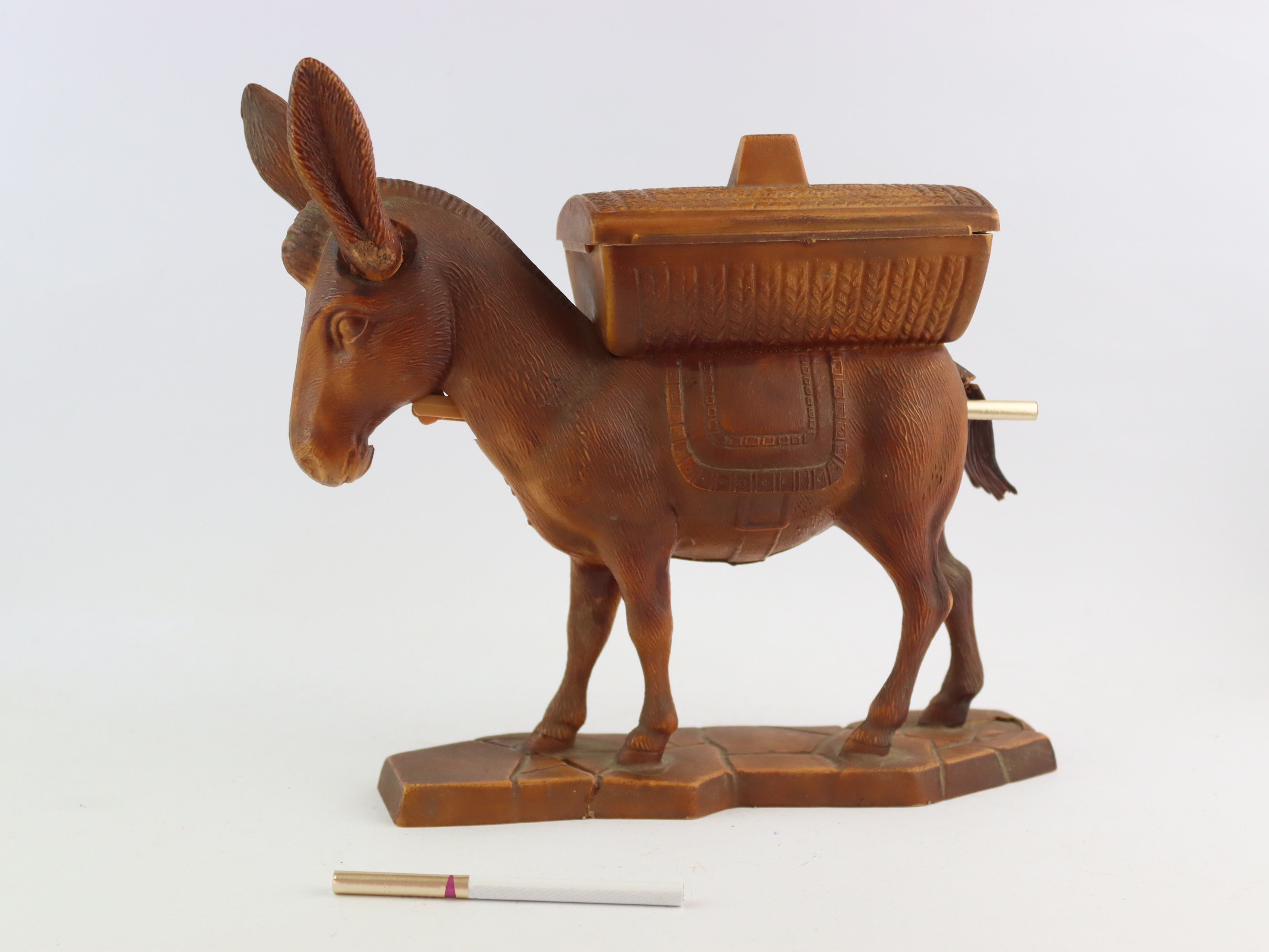 vintage smoking donkey cigarette dispenser Vintage Cigarette Holder Donkey, Tobacco Keeper, Cigarette Case, Antique  Cigarette Holder, Table Keeper, Vintage Donkey. Cigarette Dispenser