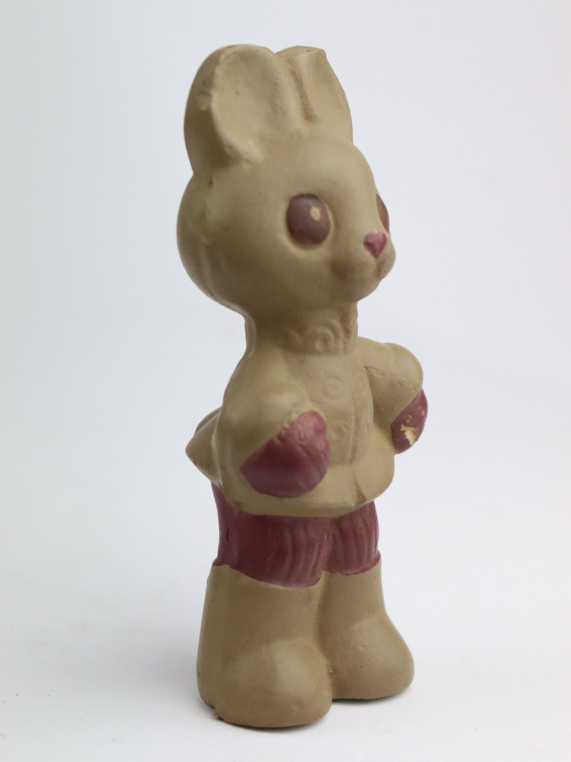 12.5 Cm Rare Soviet Rubber Bunny Toy, Ussr Toy, Funny Toy Hare, Ussr ...