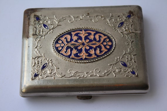 soft pack cigarette case Leather Cigarette case Pack Holder with Lighter Pocket by Marshal