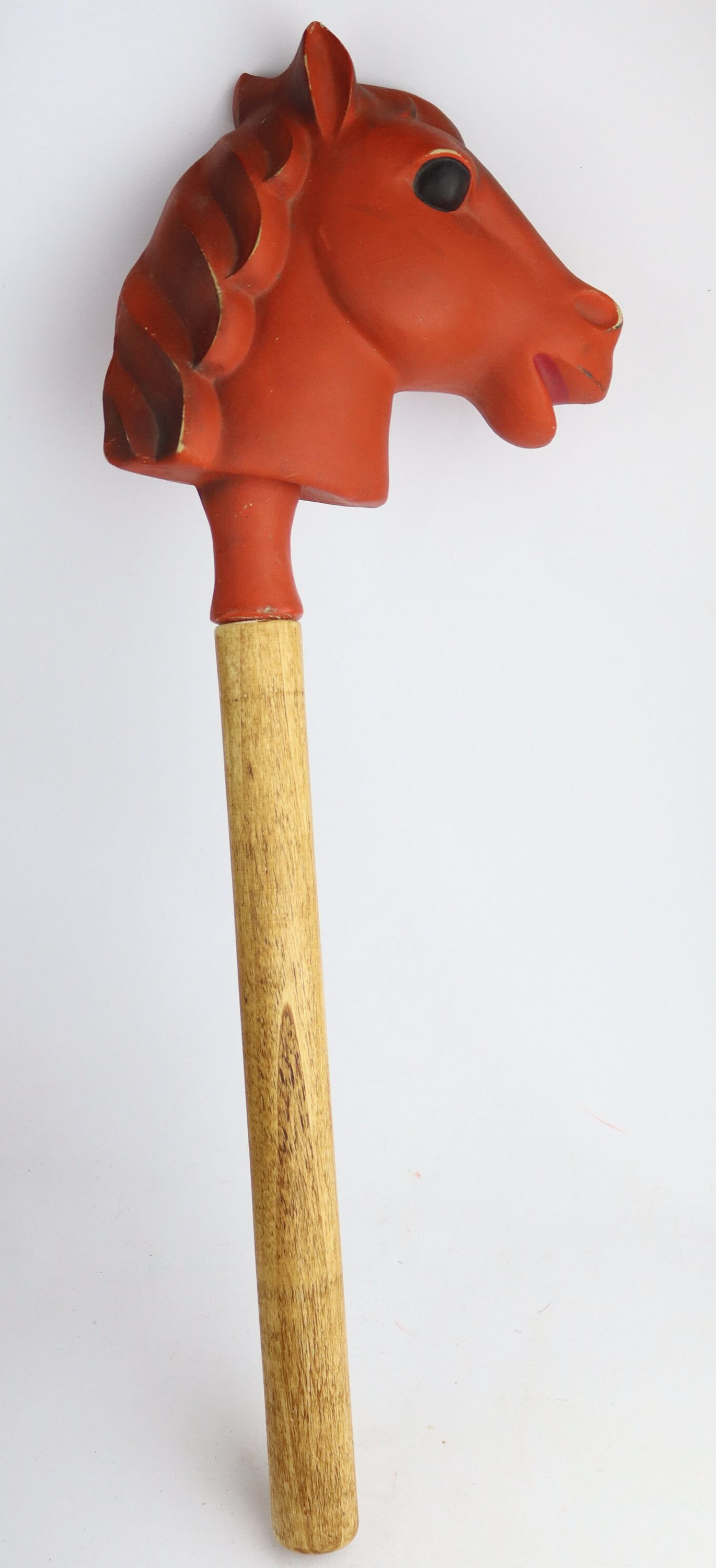 55 cm 非常に珍しい収集価値のあるソビエトの棒馬のおもちゃ