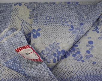 210x150 cm New Vintage Soviet Soviet Jacquard Bedspread Made in 1990 New USSR Pink Floral Summer Blanket Tablecloth