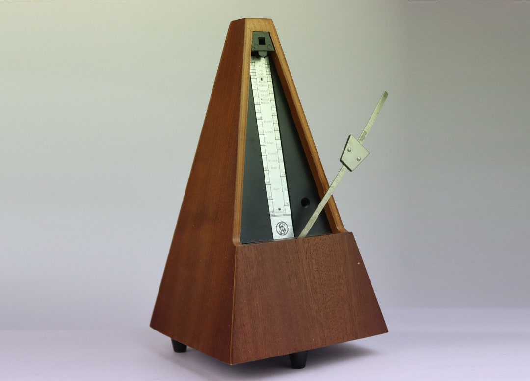 Vintage Metronome GDR DDR Metronome Wooden Mechanical Etsy