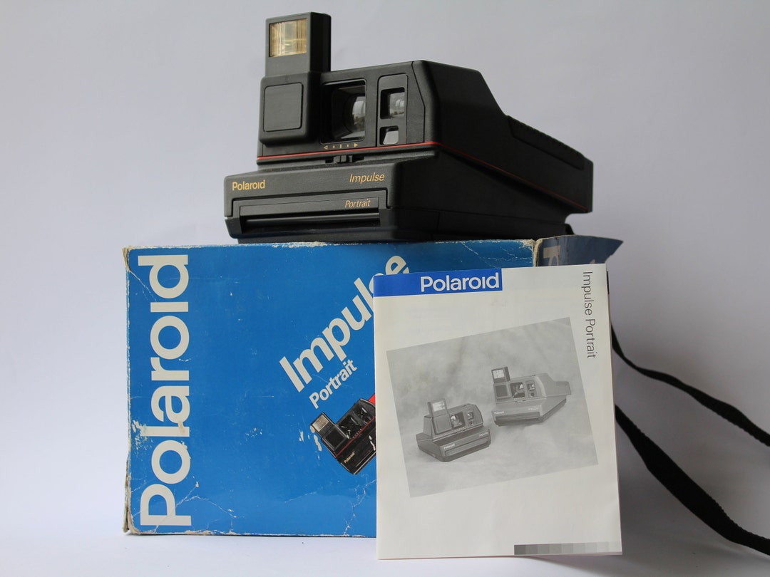 Polaroid 600 Impulse Graue Sofortbildkamera im Vintage-Stil - Generalü