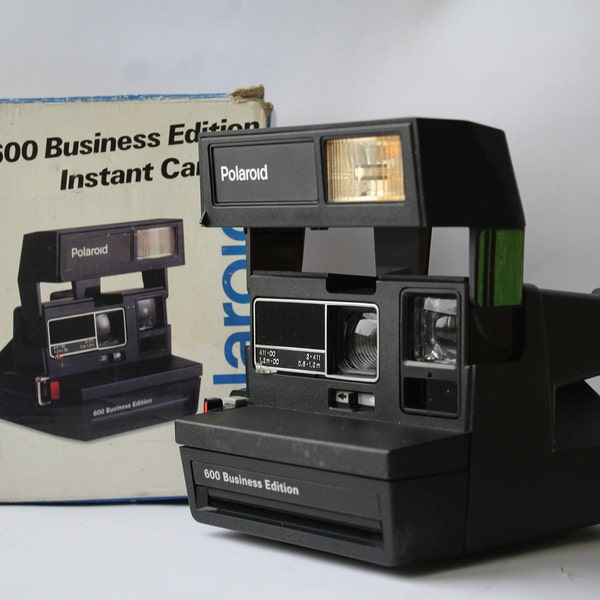 Vintage Polaroid 600 Business Edition Instant Camera, Instant photo, Polaroid Camera, Vintage Camera, Retro Camera, Retro photoCamera