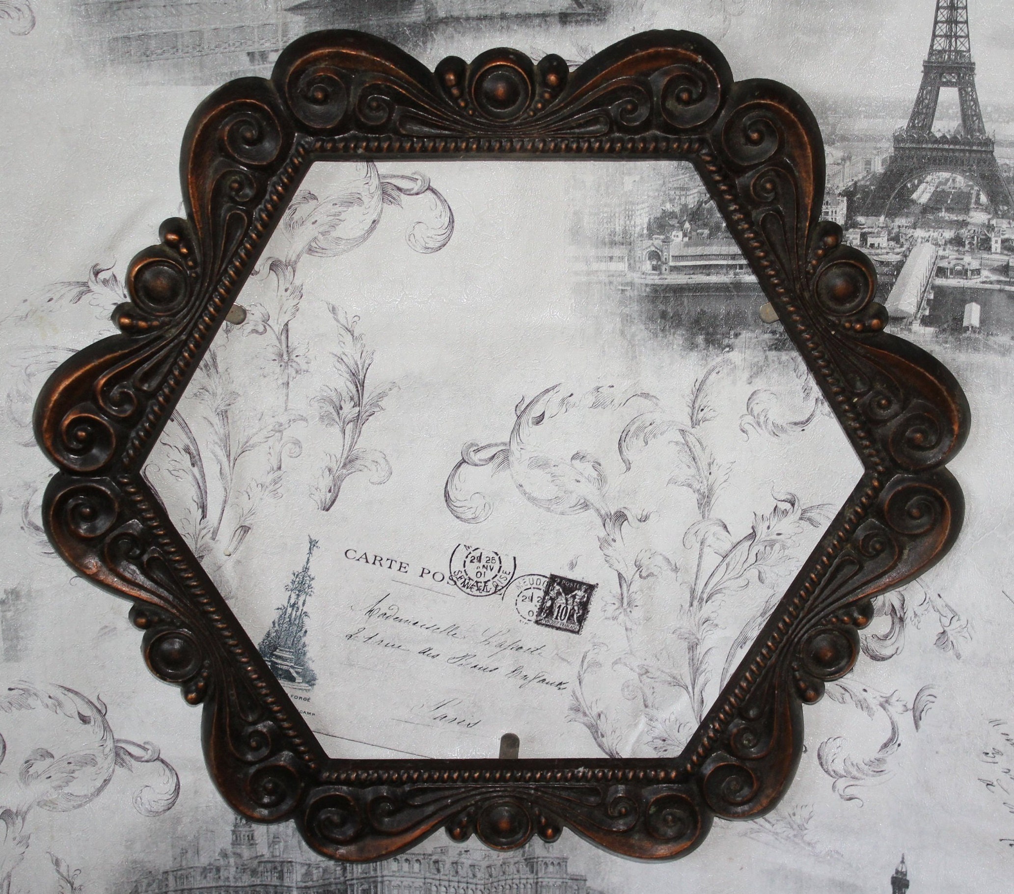 Cadre Miroir Soviétique, Cadre Vintage, Décoration Murale Rustique Mural Photo Rustique, Idée Cadeau