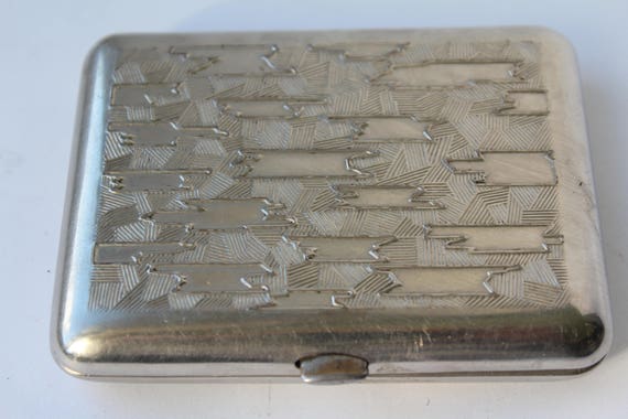 ソビエト シガレット ケース USSR。金属製シガレット ケース USSR