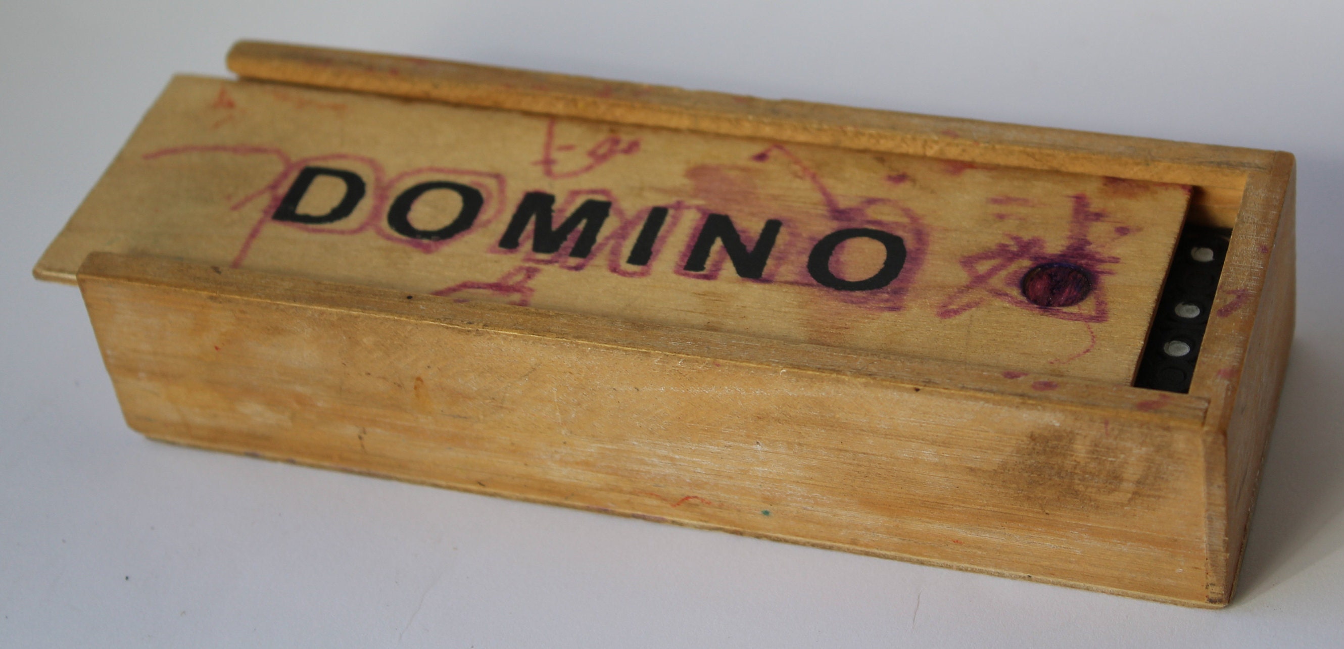 Dominó de madera vintage. Dominó vintage. Dominó antiguo. Etsy España