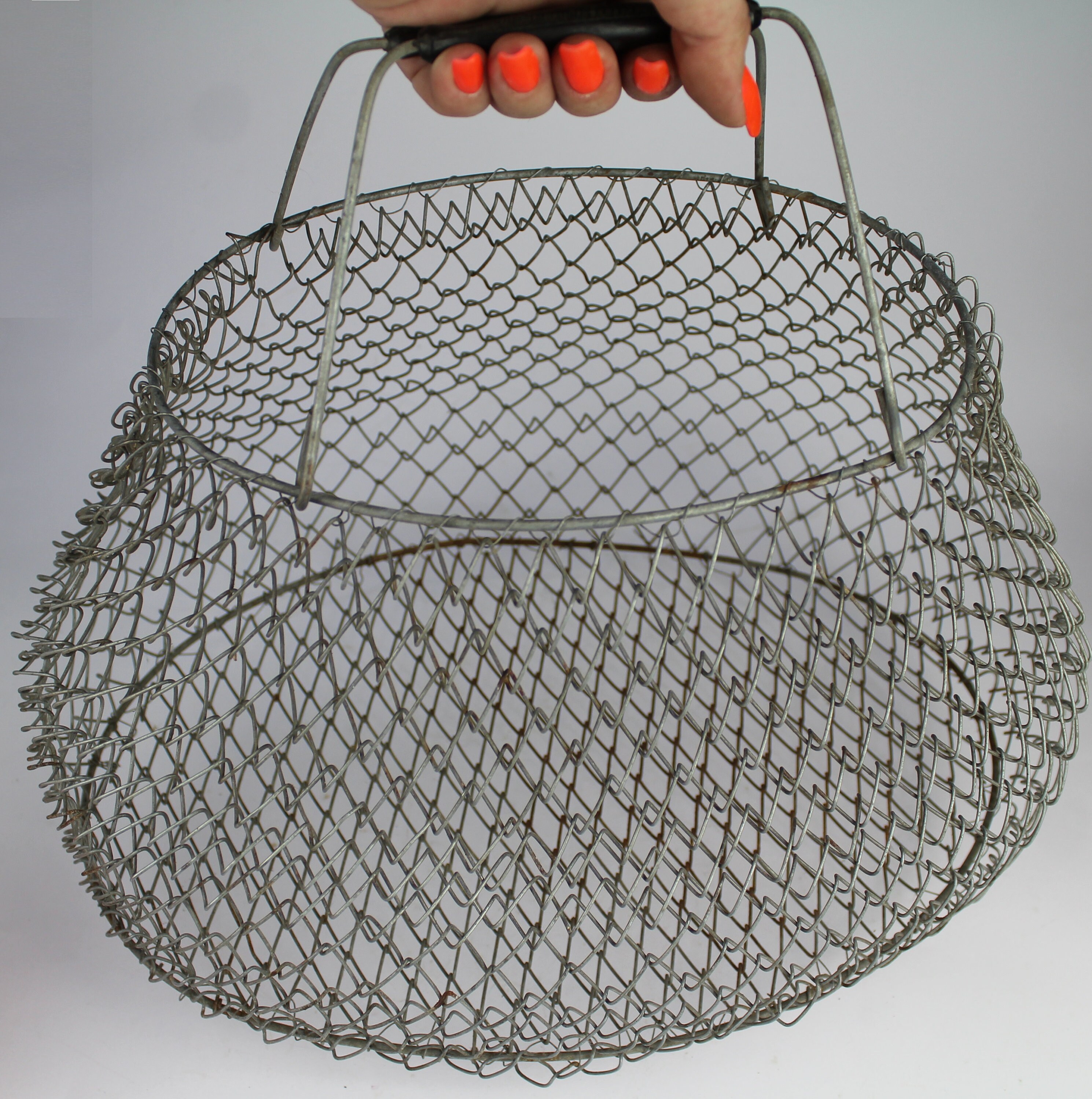 Soviet Metal Avoska Picnic Basket Metal Basket Wire Storage Etsy