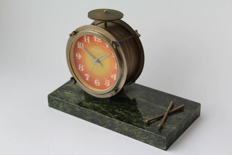Soviet Mantel Clock. Molnija Table Clock. Desk Clock USSR. Etsy
