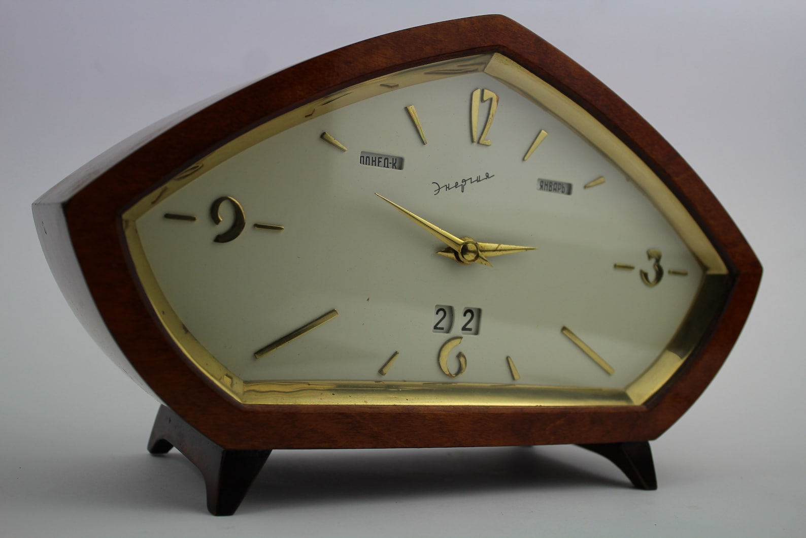 Very Rare Electromechanical Clock Energy. Vintage Desk Clock. Etsy
