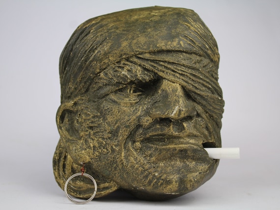Vintage cigarette holder pirate, tobacco keeper, c