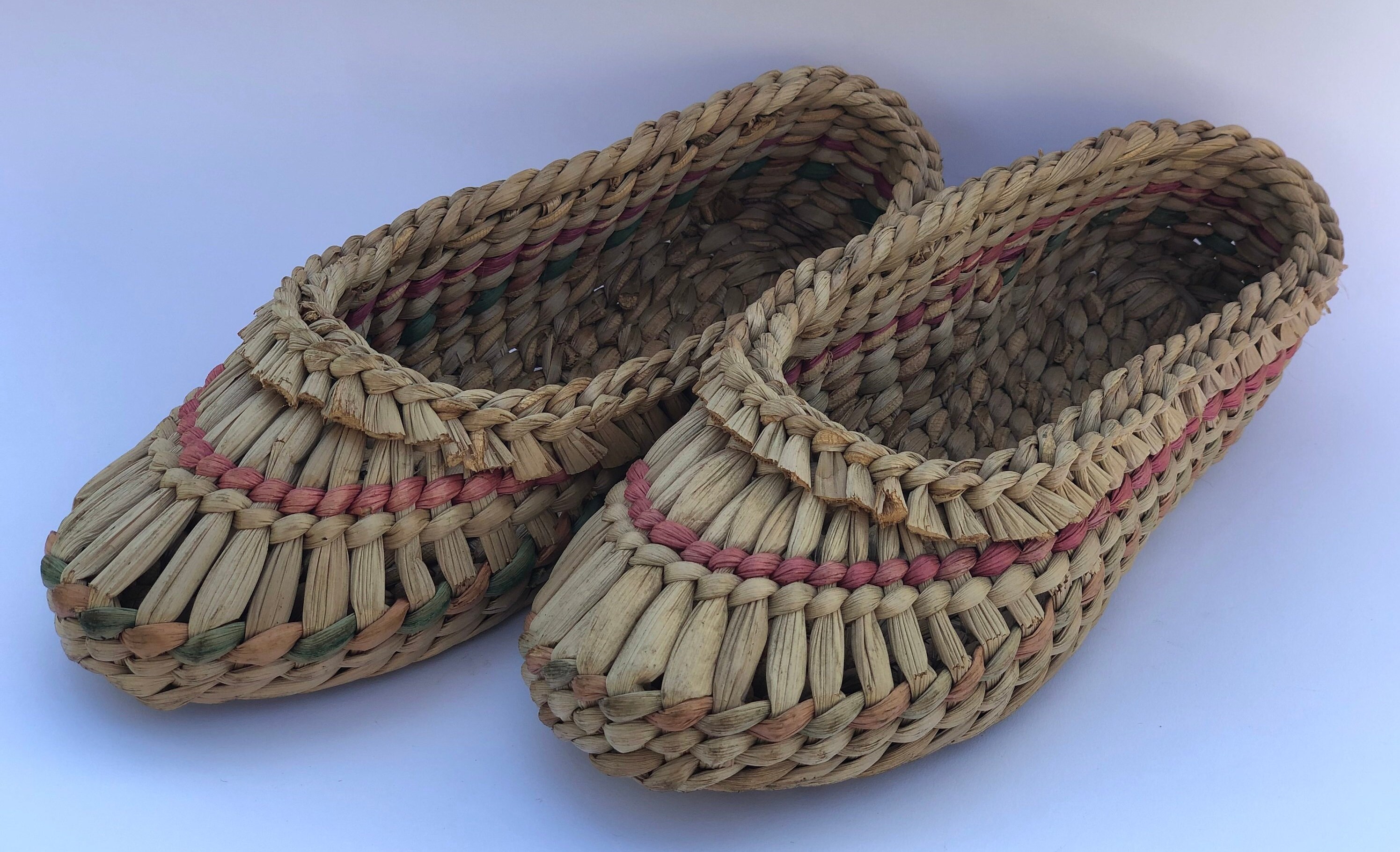 Vintage Bast Shoes Lapti Vintage Russian Folk Bast Shoes Old | Etsy