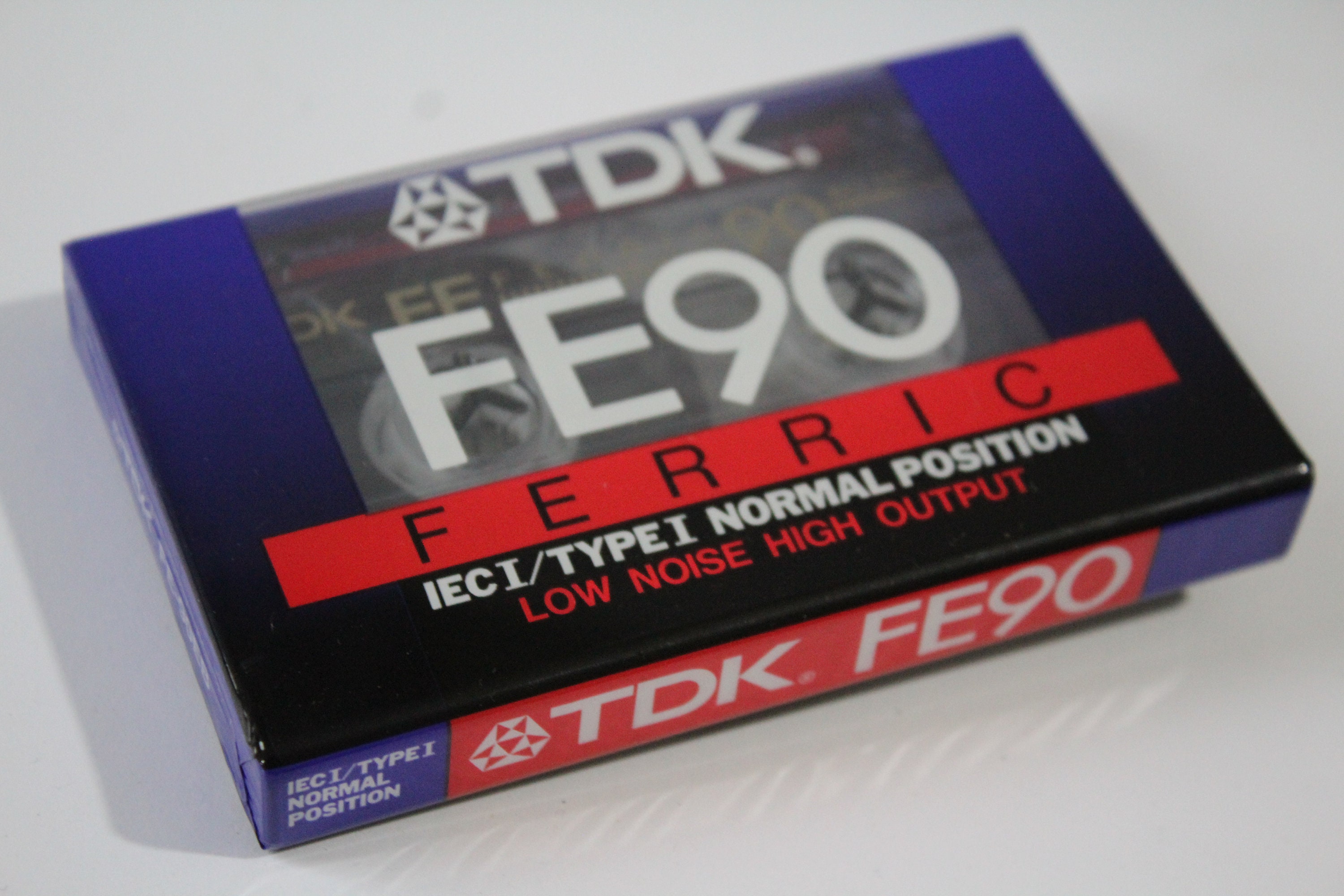 2-Pack TDK FE90 Ferric Audio Cassette Normal Low Noise