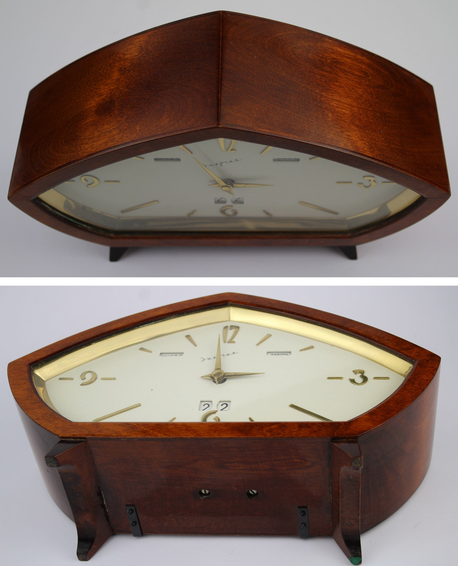 Very Rare Electromechanical Clock Energy. Vintage Desk Clock. Etsy