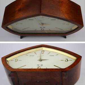 Communist Clock Very Rare Electromechanical Clock Energy. Vintage Desk Clock ...
