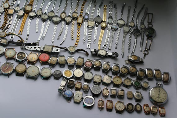 Set of 109 Soviet watches, Soviet watch, ladies w… - image 5