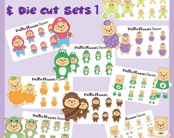 Sticker Sheet and Die Cut Sets. Choose your set from the drop down menu.