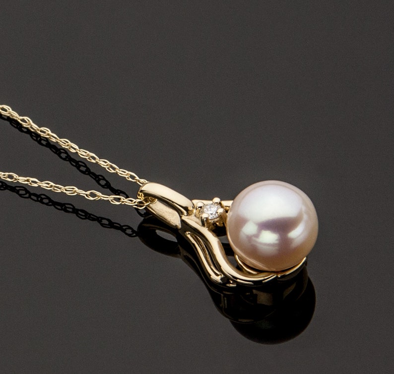 AAAAA Grade 3mm Freshwater Pearl Necklace, True Round White Small