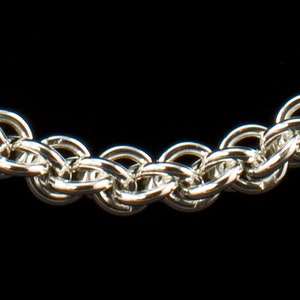 Jens Pind Chain Maille Bracelet, Jens Pind Weave Bracelet, Jens Pind Bracelet, Chain Maille Bracelet, Sterling Silver Bracelet, Chain Maille image 2