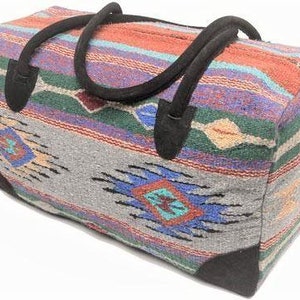 Southwestern Large Weekender Travel Bag Duffle Bag Boho Travel Bag- The Sara Go West Weekender