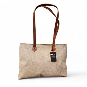 Sample Sale Highlands Genuine Cowhide Large Tote #16