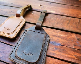 Leather Luggage Tag