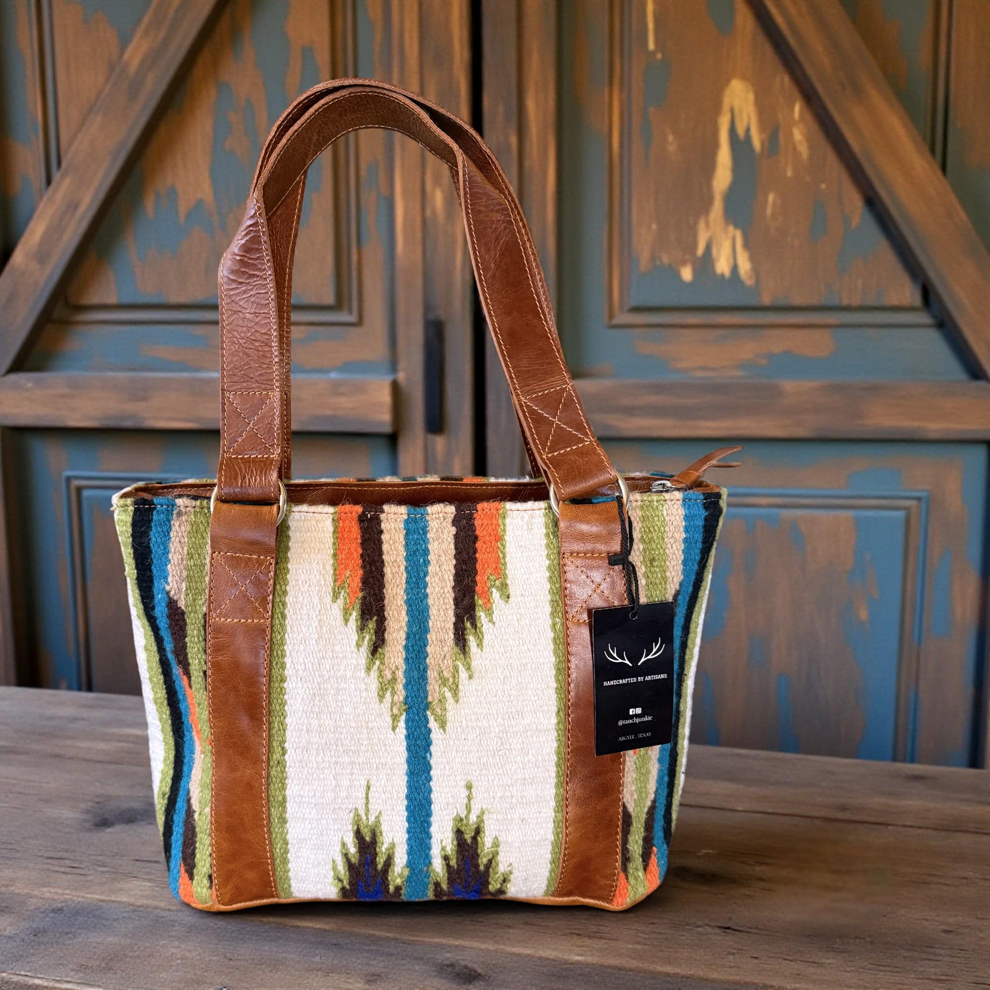 Southwestern Wool Saddle Blanket Tote Bag – Aspen Leather 