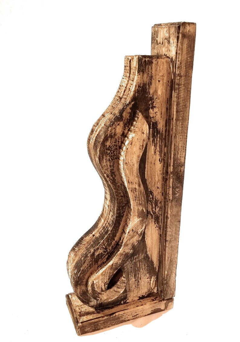 Large Wood Corbel The Rustic Hills Large Wooden Corbel Etsy