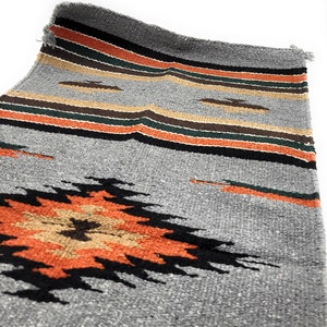 20" X 40" The Guadalupe Southwestern Grey Rug