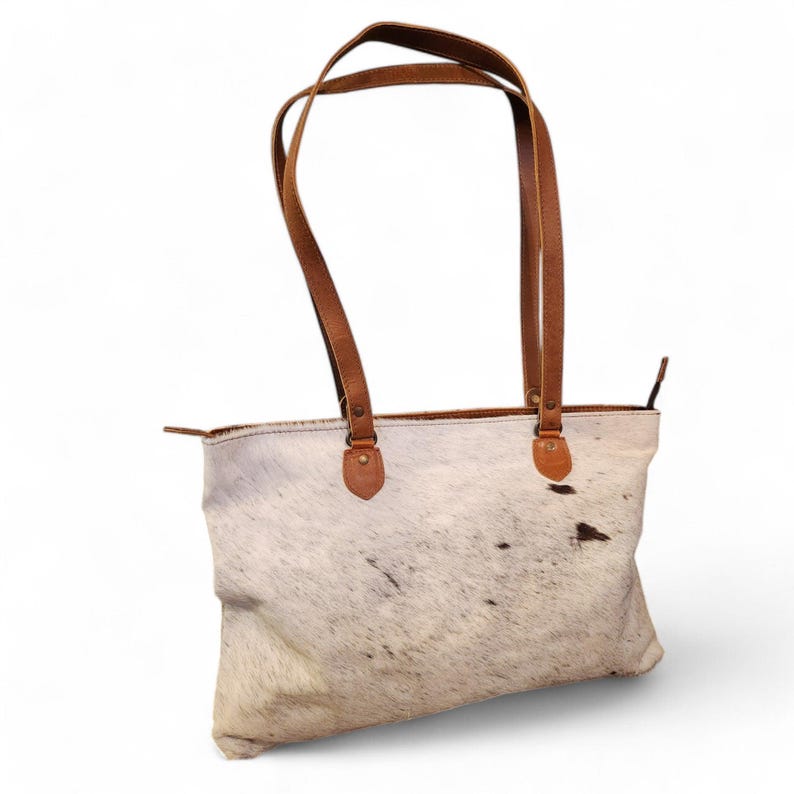 Sample Sale Highlands Genuine Cowhide Large Tote #10