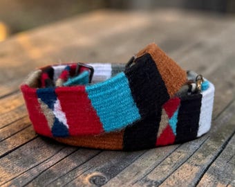 Shania Adjustable Hand Woven Wool Purse Strap (34" to 60")