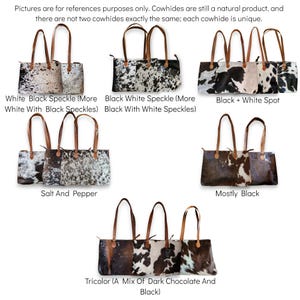 Bundle Deal Highlands Black Cowhide Large Tote + Credit Card Wallet - Ranch Junkie Mercantile LLC