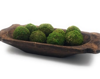 Rustic Wood Dough Bowl – Colorado Farmhouse Decorative Bowl (18-20")