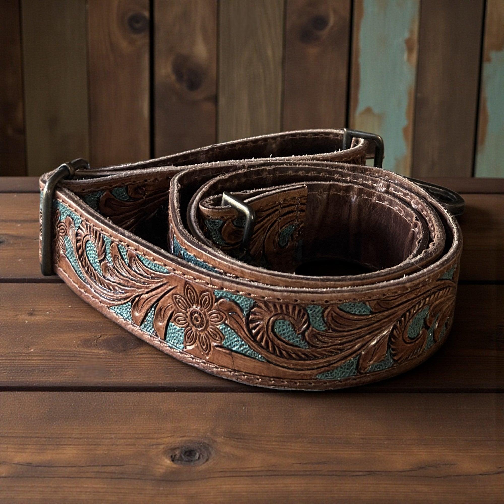 Vintage Black Metal Studded Southwestern Western Aztec Tribal Leather Belt (34) aztec belt products for sale | eBay main image 2
