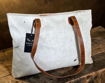 Sample Sale Highlands Genuine Cowhide Large Tote #6