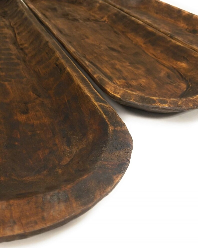 3842 Long Extra Large Wood Dough Bowl Extra Long Etsy