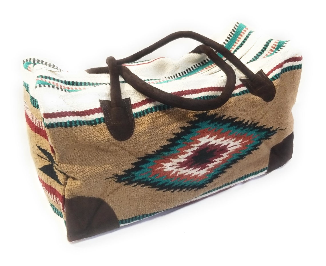 Southwestern Large Weekender Travel Bag Duffle Bag Boho Travel Etsy