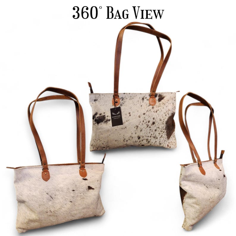 Sample Sale Highlands Genuine Cowhide Large Tote #10