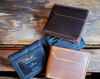 Denali Leather Bifold Leather Wallet Mens Leather Wallet