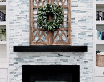 Farmhouse Wooden Wall Window Arch The Longview - TWO SIZES 48" And 60"