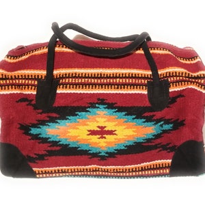 Southwestern Large Weekender Travel Bag Duffle Bag Boho Travel Bag- The Monica Go West Weekender