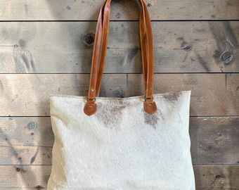 Sample Sale Highlands Genuine Cowhide Large Tote #5