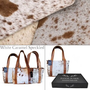 Bundle Deal Highlands Cowhide Tote Purse Saddle + Envelope Cowhide Large Wallet Saddle