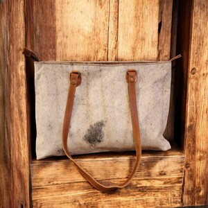 Sample Sale Highlands Genuine Cowhide Large Tote #16