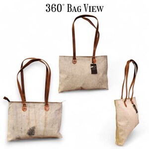Sample Sale Highlands Genuine Cowhide Large Tote #16
