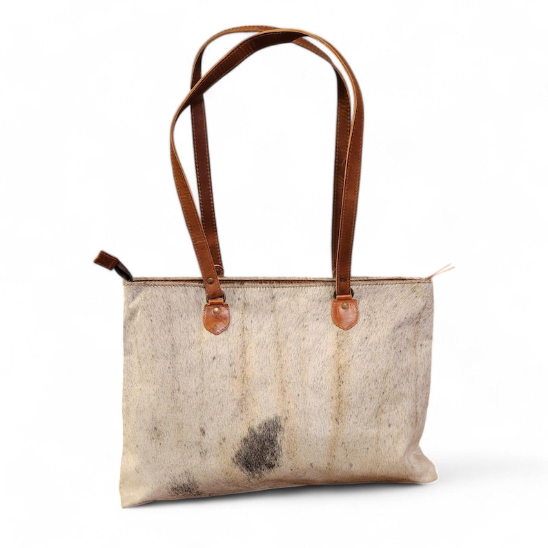 Sample Sale Highlands Genuine Cowhide Large Tote #16