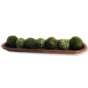 38&quot;-40&quot; Long Extra Large Wood Dough Bowl- Extra Long Wood Decorative Bowl- The Big Bend Large Dough Bowl