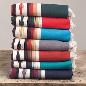 The Mexicali Throw Southwestern Blanket 5' X 7'